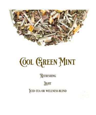 Um'Licious Me Cool Green Mint Loose Leaf Tea 2oz - Refreshing and Invigorating - Buy Online on GoSupps.com