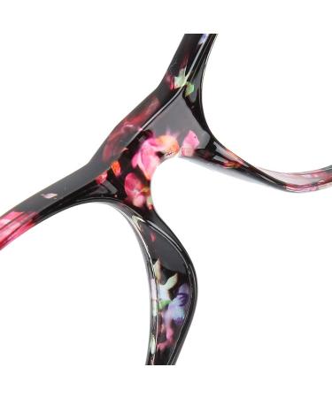 Fashionable 3.0 Reading Glasses for Women | Unisex Red Striped Frame Glare Protective Light Glasses with Storage Etui - Buy Online on GoSupps.com