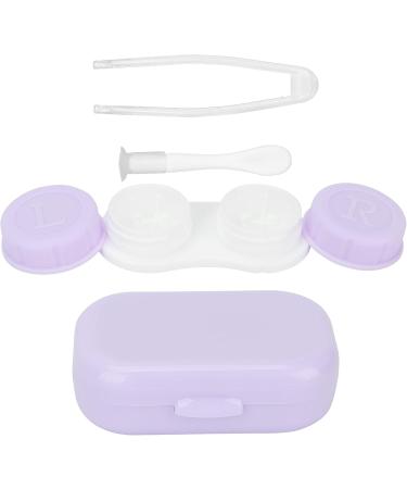 Buy Portable Mini Contact Lens Case Kit - Travel Storage Holder with Mirror (Purple) | Best Online Shop for Contact Lens Accessories - Buy Online on GoSupps.com