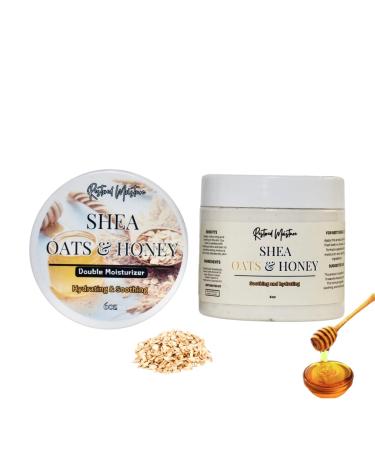 Shea Oats & Honey Double Moisturizing Body Cream 1 Fl Oz (Pack of 1)