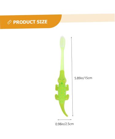 JECOMPRIS 32 StK Small Crocodile Toothbrush for Toddlers - Fun & Colorful Children's Toothbrush (Ages 2-4) - Ideal Cleaning Tool for Kids - 1 Pack 4 Colors - Buy Online on GoSupps.com