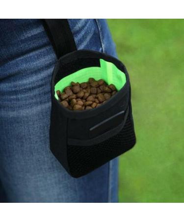 Ssiyiya 2pcs Dog Treat Pouch Dog Treat Pouches for Training Dog Treat Bags Waterproof Dog Walking Bag Hands Free Dog Training Pouch Bag for Walking Pet Puppy Use(Black) - Buy Online on GoSupps.com