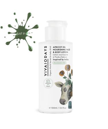 Fragrance-Free Apricot Oil Nourishing Face & Body Lotion - Hydrating Gentle Vegan Skincare for All Skin Types | International Shipping Available - Buy Online on GoSupps.com