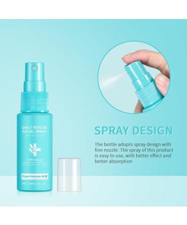 Daily Rescue Facial Spray Hypochlorous Acid Spray Reduce Redness and Breakouts 100% Natural Fragrance Free Alcohol Free Oil Free Cruelty Free Vegan (1) - Buy Online on GoSupps.com
