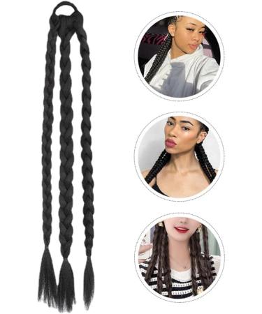 COHEALI Braid Fake Ponytail for Women Synthetic Ponytail Hairpieces Women Ponytail Extension Black Girl Wigs Ponytail Extension for Women Decorate Women's High Temperature Wire Matte - Buy Online on GoSupps.com