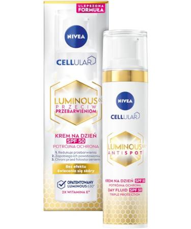 Beiersdorf AG Nivea 2 pack LUMINOUS day cream 40 ml and antidiscoloration serum 30 ml - Buy Online on GoSupps.com