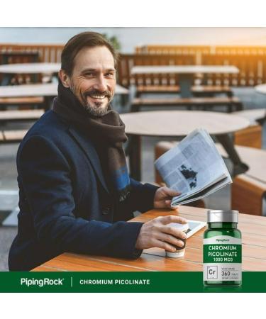 Chromium Picolinate 1000mcg 360 Tablets | Non-GMO & Gluten-Free | Piping Rock - Buy Online on GoSupps.com