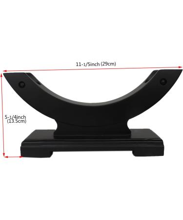 MANNIFEN Solid Wood One-Layer Sword Stand | Desktop Samurai Sword Hanger for Katana Wakizashi Tanto | Weapon Rack Display Holder - Buy Online on GoSupps.com