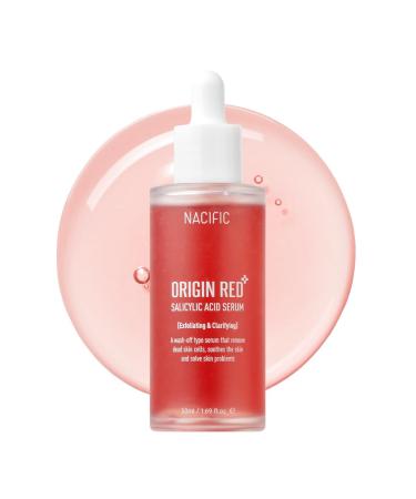 NACIFIC Origin Red Salicylic Acid Serum 1.69fl.oz 50ml Solution for skin troubles Oil control Remove dead skin Prevent blocking pores cells Korean skincare