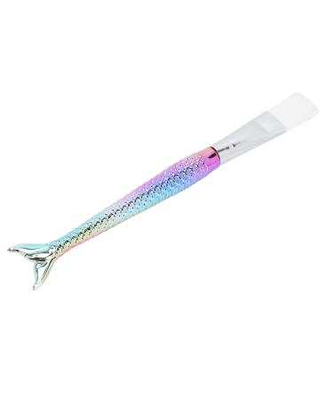 Face Mask Applicator Brush Face Mask Brush Soft Facial Fan Brush for Mud Mask Cream - Ensures Even and Waste-Free Application - Reusable for Salon-Quality Beauty at Home
