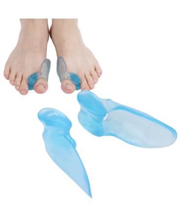 Milltrip Toe Separator Bunion Corrector Soft Washable Reusable Relieve Pain Silicone Bunion Cushion and Protector for Big Toe
