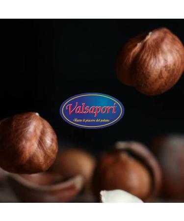  HOME LINE Valsapori - RAW KNOISEAUX - Envelope of 200g - Origin: Sicily | Raw and peeled Italian hazelnuts - Natural dried fruit snack not toasted without salt and added sugars - Buy Online on GoSupps.com