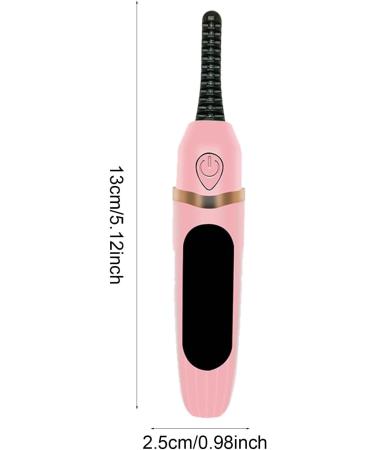 Heated Eyelash Curlers - Rechargeable Electric Lash Curler with Comb & LED Display | Perfect Makeup Tool & Gift for Women (Pink - Buy Online on GoSupps.com
