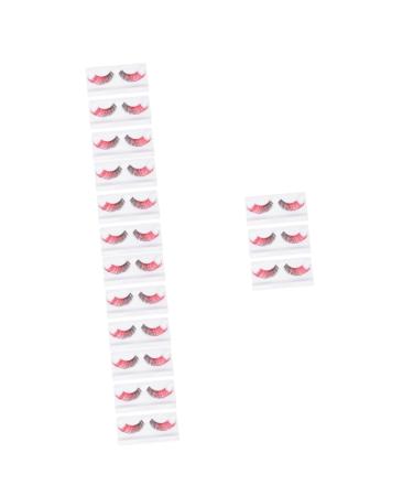Didiseaon 15 Pairs Halloween False Eyelashes Strip Lashes Makeup Faux Eyelashes Women False Eyelash Reusable Fake Lash Halloween 3d Eyelashes Fake Eyelash Imported Fiber Multicolor 5d Extend