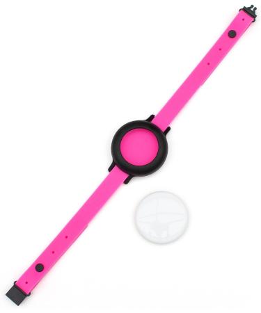 Lucybalu Cat Airtag Collar | Premium Silicone Neck Band for Cats | Safe Comfortable & Lightweight | Apple Airtag Compatible | Neon Pink Cat Tracker - Buy Online on GoSupps.com
