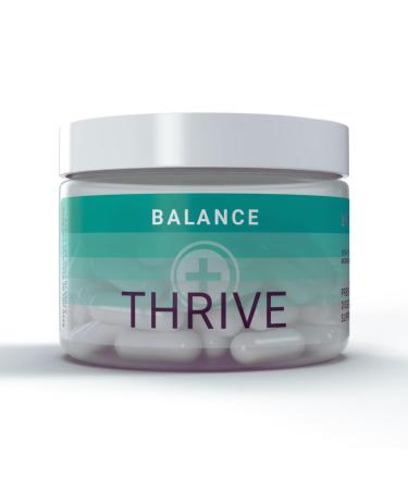 Thrive Balance Capsules Natural Digestion & Gut Health Supplement for Women & Men Gluten Free Plant Based Digestive Support with Ginger Root Fennel Seed & Buckthorn Bark Extract 60 Capsules