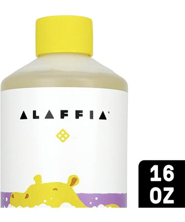Alaffia Babies and Kids Bubble Bath - Gentle Plant-Based Formula, Paraben & Sulfate-Free, Vegan - Calming Lemon Lavender Scent - 16 Fl Oz - Buy Online on GoSupps.com