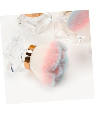 minkissy Nail Dust Brush Rose-shaped Nail Powder Brush Single-branch Loose Powder Blush Brush (rose-gradient Powder Foundation Makeup Abs Blusher Powder Foundation Brush - Buy Online on GoSupps.com