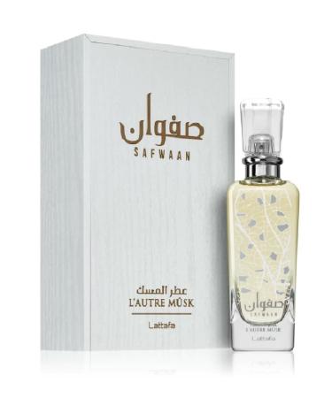 Lattafa Safwaan L'Autre Musk Eau de Parfum Spray for Unisex 3.4 Ounce Vanilla