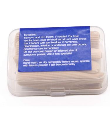 MQUPIN Gel Toe Caps - Large (Pack of 4) | Toe Tube Cuttable Finger Cap Covers for Corns, Blisters, Calluses | Soft Gel Corn Pad Protectors - Buy Online on GoSupps.com