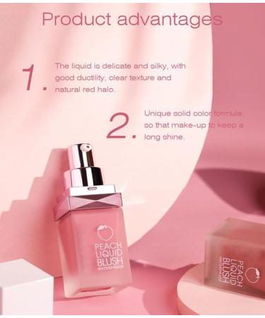 Liquid Blush Matte Velvet Cheek Blush Long-Lasting Waterproof Weightless Smudge-Proof Natural Look 0.6 Oz. (orange) - Buy Online on GoSupps.com