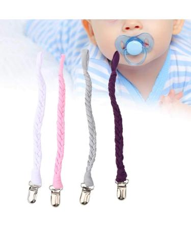 Nipple Clip Chain | Universal Braided Pacifier Holder Leash | Child Safety Anti-Lost Pacifier Clip #1 | International Shipping Available - Buy Online on GoSupps.com