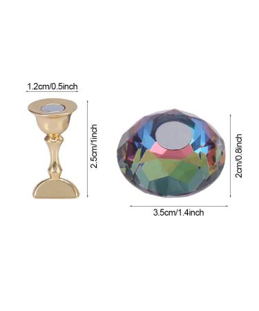 Magnetic Nail Tip Exercise Stand - Metal Alloy Nail Art Presentation Holder for Salon & Nail Care - Buy Online on GoSupps.com