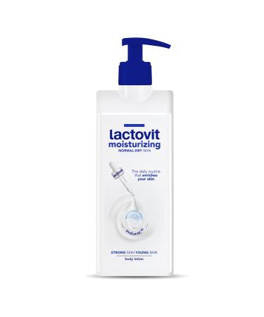 Lactovit | Moisturizing Body Lotion | Nourishing Care for Normal & Dry Skin | With ProLactiC10 Collagen & Elastin Booster | Smooth & Youthful Skin | Dermatologist Recommended | 400 ml 13.52 Ounce (Pack of 1)