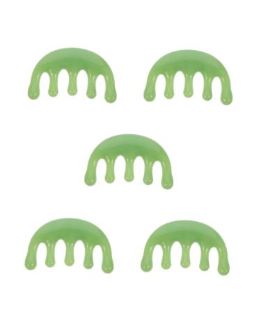 Frcolor 5st massage comb hair massage device scalp nurse men head scalp comb massage devices house supplies hair comb from wooden travel broad household products
