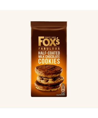 Foxs Cookie Selection - Half Coated Chunkie 175g Triple Chunkie 180g Milk Chunkie 180g White Chunkie Cookie 180g Pack of 4 - Buy Online on GoSupps.com