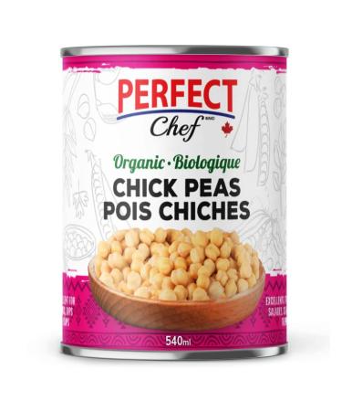 Perfect Chef Organic Chick Peas (12-Pack) 12 x 540ml