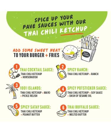 Spicy Keto Thai Chili Ketchup by Halo and Cleaver - No Sugar Added | Whole 30 Banana Ketchup - 13 oz (2 Pack) - Buy Online on GoSupps.com