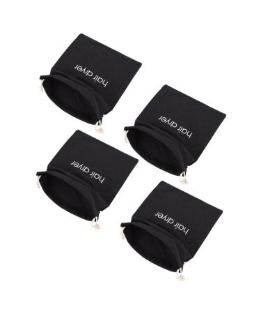 Ipetboom 4pcs Hair Dryer Storage Bag Outdoor Carry Bag Travel