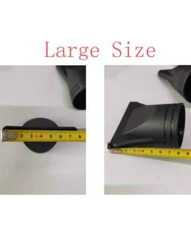 2PCS Black Plastic Salon Hair Dryer Nozzle Replacement - Narrow Concentrator Special for 4.5cm Diameter - Blow Flat Hair Drying Nozzle - Buy Online on GoSupps.com