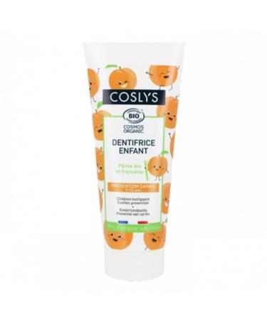 Coslys - Children's toothpaste, Organic peach (Caries prevention) (50 ml)
