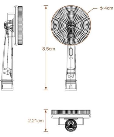 Facial Cleansing Heads for Electric Toothbrushes - 2 Pack (Blue & White) | International Shipping - Buy Online on GoSupps.com