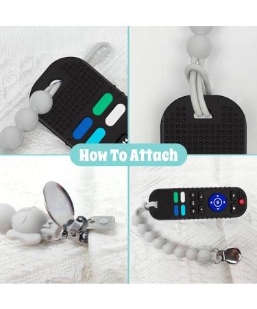 Silicone Pacifier Clips - BPA Free Teething Pacifier Holder for Baby Girl & Boys (5 SET) - Buy Online on GoSupps.com