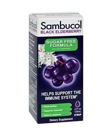 Sambucol Black Eldbry Syrup S/F 4 Fz