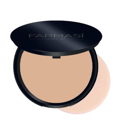 Farmasi Make Up Face Perfecting Pressed Powder  14 g./0.49 oz. (03 - Neutral Medium- 1302477)