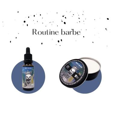 MANS BEARD Pina Colada Beard Balm - 100% French Natural Ingredients - 90ml | Best for Grooming & Care - Buy Online on GoSupps.com