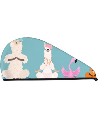 Animal Meditation Microfiber Hair Towel - Soft Super Absorbent Quick Dry Wrap for Long Curly & Thick Hair - Buy Online on GoSupps.com