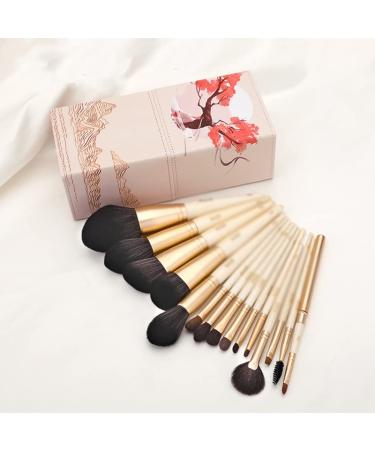 Professional Makeup Brush Set - Foundation Powder Sculpting & Eyeshadow Blending - Natural Hair Beauty Tools for Flawless Application - Buy Online on GoSupps.com