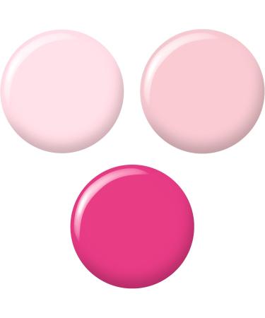 Looky 3-in-1 Gel Nail Polish 3 Pack Pretty in Pink trio #104 Marilyne #023 Kate #055 Eva Combined Base Color Top Coat Salon Quality Manicure at Home DIY Easy Application Nail Lacquer Enamel Quick UV LED Curing Long Lasting Color 3 x 15ml 45 ml (Pack of 1) - Buy Online on GoSupps.com