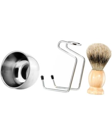 Minkissy Beard Care Set | Shaving Tool Brush & Bowl for Perfect Grooming Internationally - Buy Online on GoSupps.com