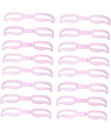 FRCOLOR 5sets Reusable Eyebrow Card Handheld Eyebrow Grooming Template For Women Girls Easy To Use Create Natural Thick Eyebrows Pink - Buy Online on GoSupps.com