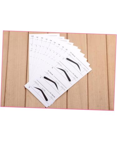 NOLITOY 10pcs Eyebrow Shaping Stencils Eyebrowhack Eyebrow Template Stencils Eyebrow Card Tool Eyebrow Shape medium As Shown - Buy Online on GoSupps.com