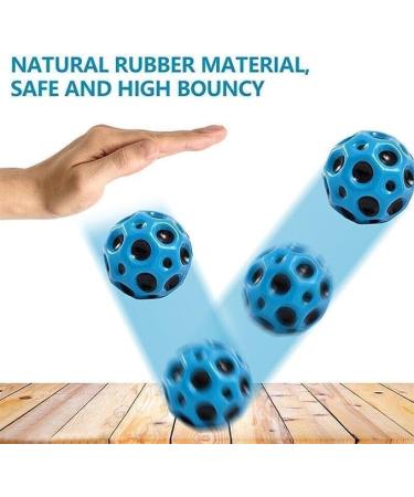 Buy Songyea 4-Piece Moon Ball Set | High Bounce Rubber Balls for Kids | Multicolored Space Balls | Perfect for Outdoor Play - 7 cm Flunkyball - Buy Online on GoSupps.com