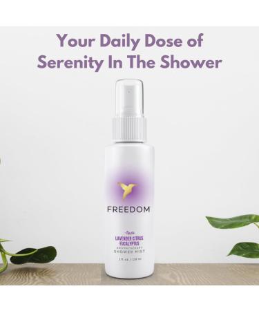Freedom Shower Mist Spray - Natural Aromatherapy Spritz for Sauna - at Home Spa Experience - Lasts Up to 100 Showers Vegan Aluminum-Free (2 fl oz Pure Lavender Eucalyptus) Lavender 2 Fl Oz (Pack of 1) - Buy Online on GoSupps.com