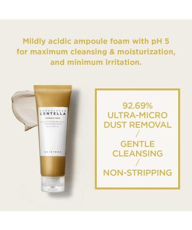 SKIN1004 Madagascar Centella Ampoule Foam 4.22 fl.oz | Low pH Natural Cleanser with Coconut Surfactant | EWG Green Grade - Buy Online on GoSupps.com