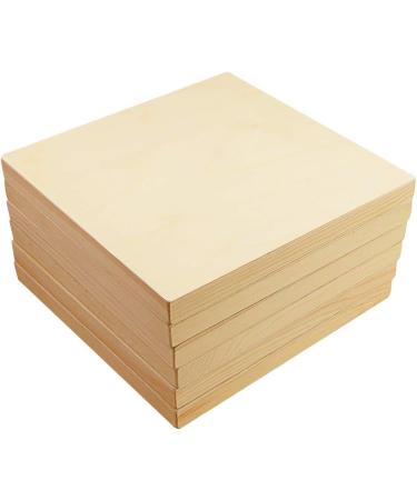 Owevvin 6 Pack 8x8 Inch Unfinished Wood Cradled Canvas Panels for Painting, Drawing, and DIY Crafts - Buy Online on GoSupps.com